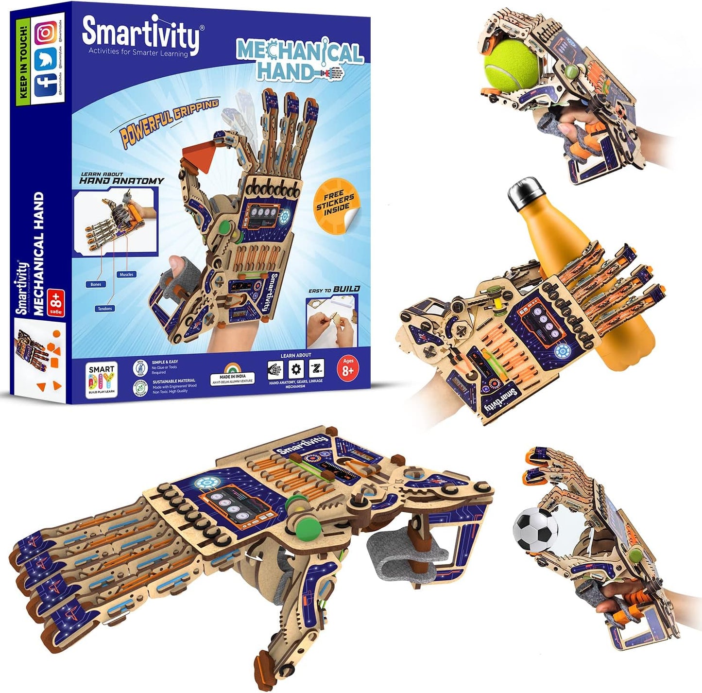 Robotic Mechanical Hand Kit